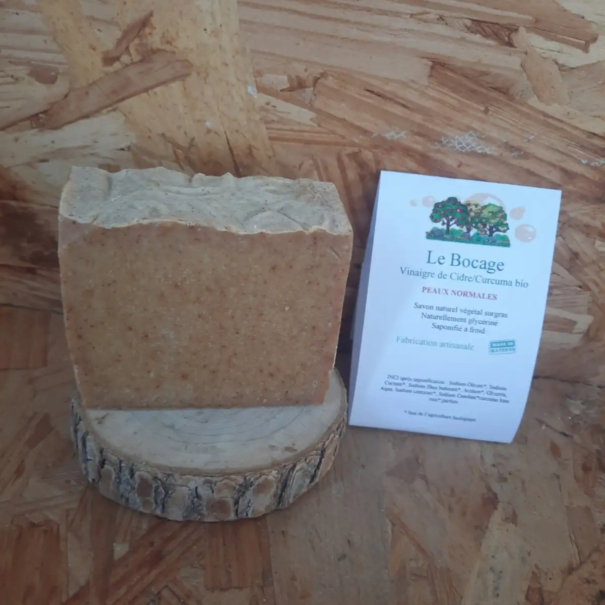 "Le Bocage" Savon au vinaigre de cidre Bio